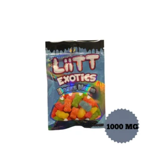 Liitt Exotics Bear Neon 1000mg THC Gummies